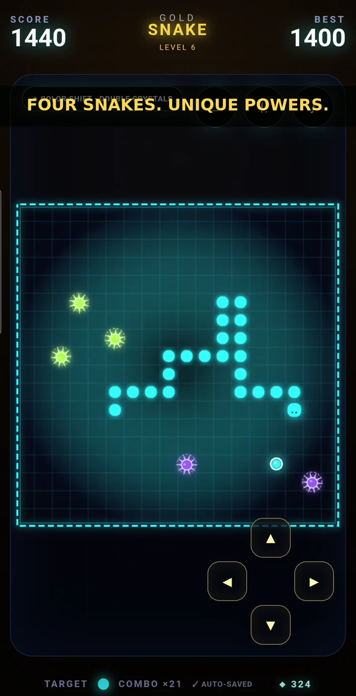Explore new arenas — Gold Snake